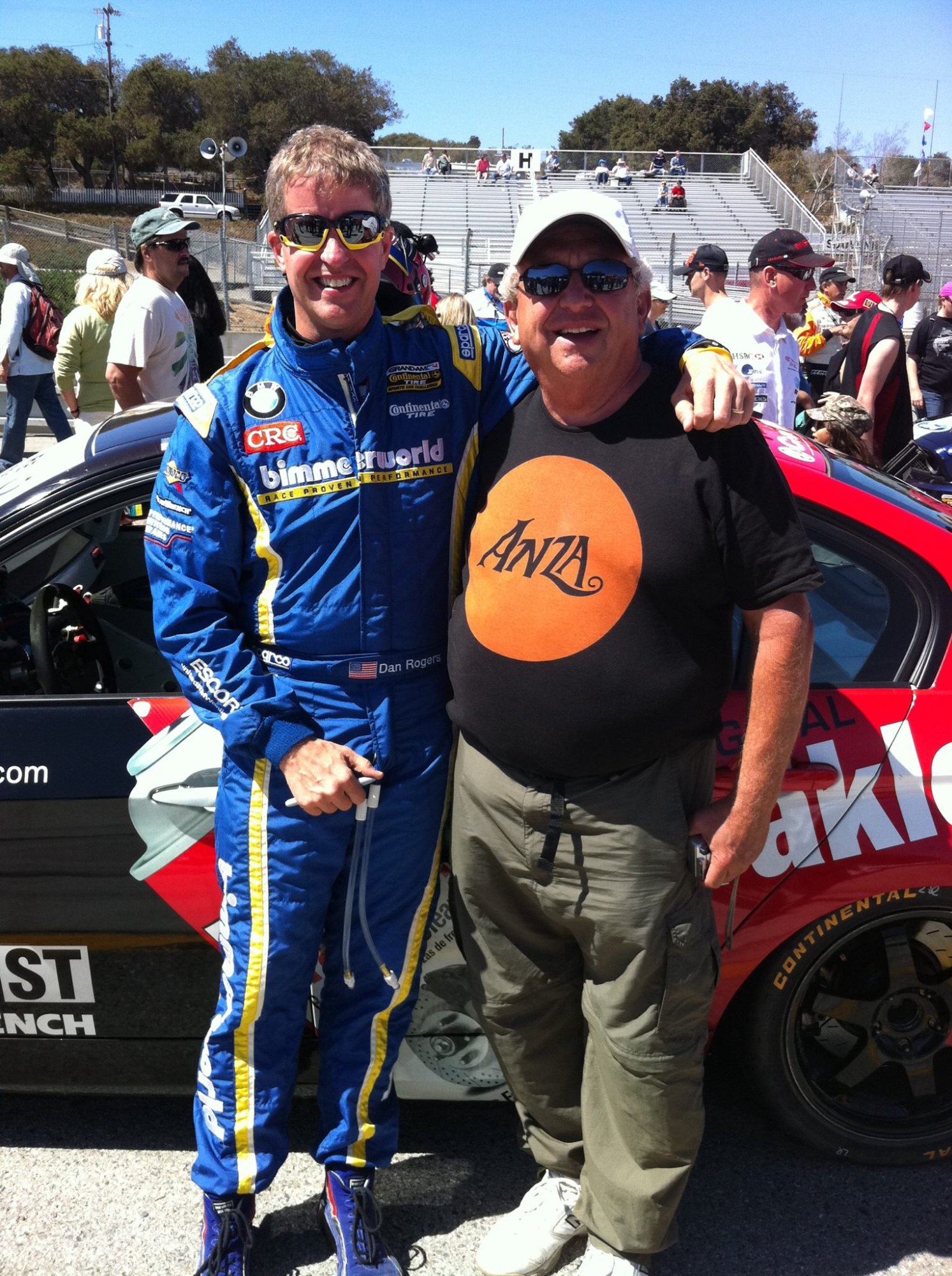 Cousin at the track